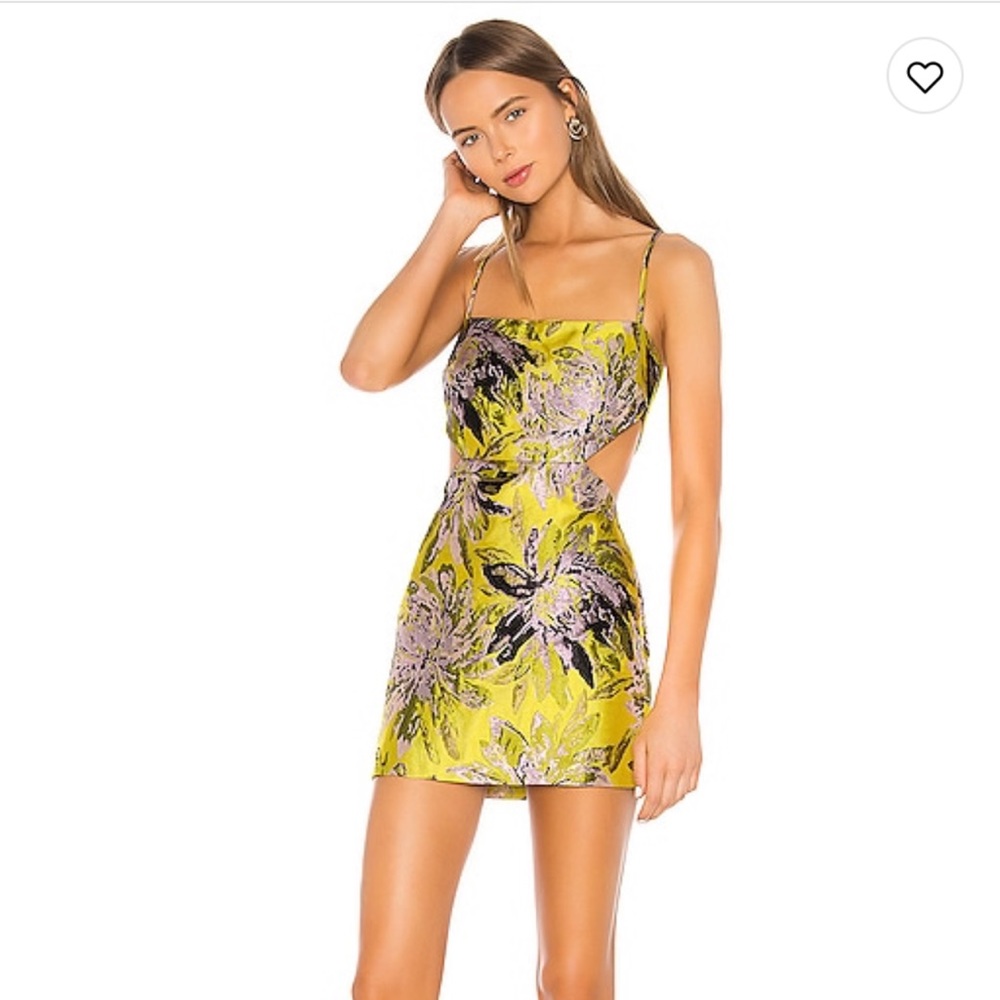 COPY - Camila Coelho Sukie Cutout Dress in Yellow…